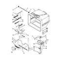 Maytag MBF1958DEM00 freezer liner parts diagram
