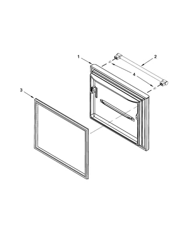 Freezer door parts