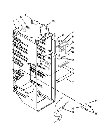 Refrigerator liner parts