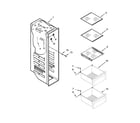 Maytag MSB26C6MDM00 freezer liner parts diagram