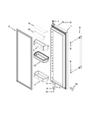 Refrigerator door parts