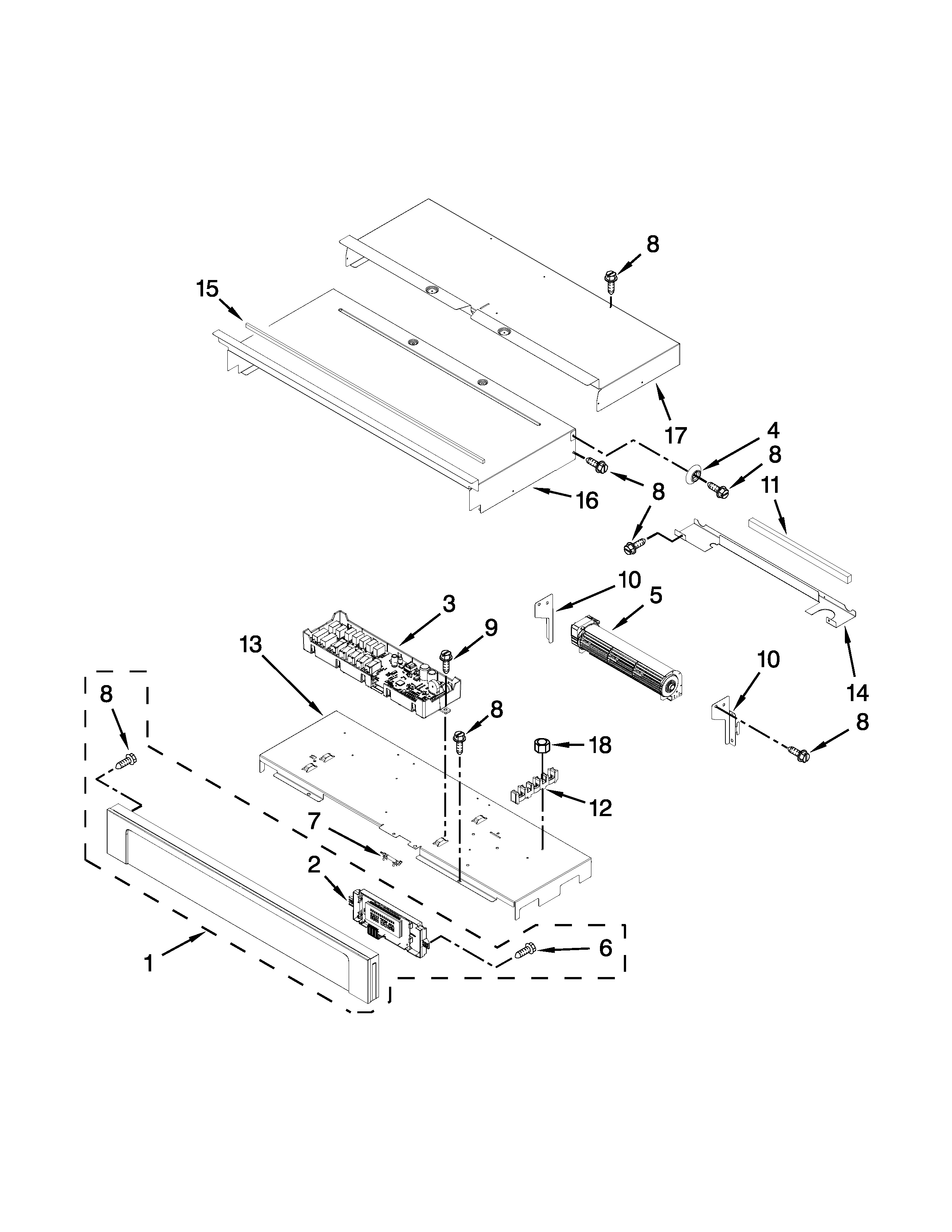 Control panel parts