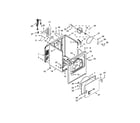 Maytag YMEDC400BW1 cabinet parts diagram