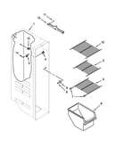 Freezer liner parts
