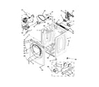 Whirlpool WED87HEDW0 cabinet parts diagram