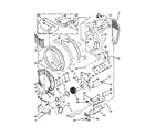 Whirlpool WED87HEDW0 bulkhead parts diagram
