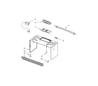 Ikea IMH160DW0 cabinet and installation parts diagram