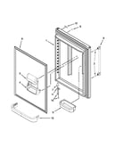 Refrigerator door parts