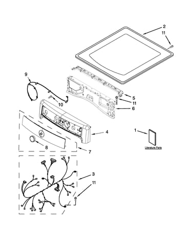 Top and console parts