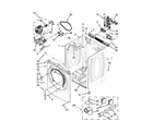 Amana NED5800DW0 cabinet parts diagram