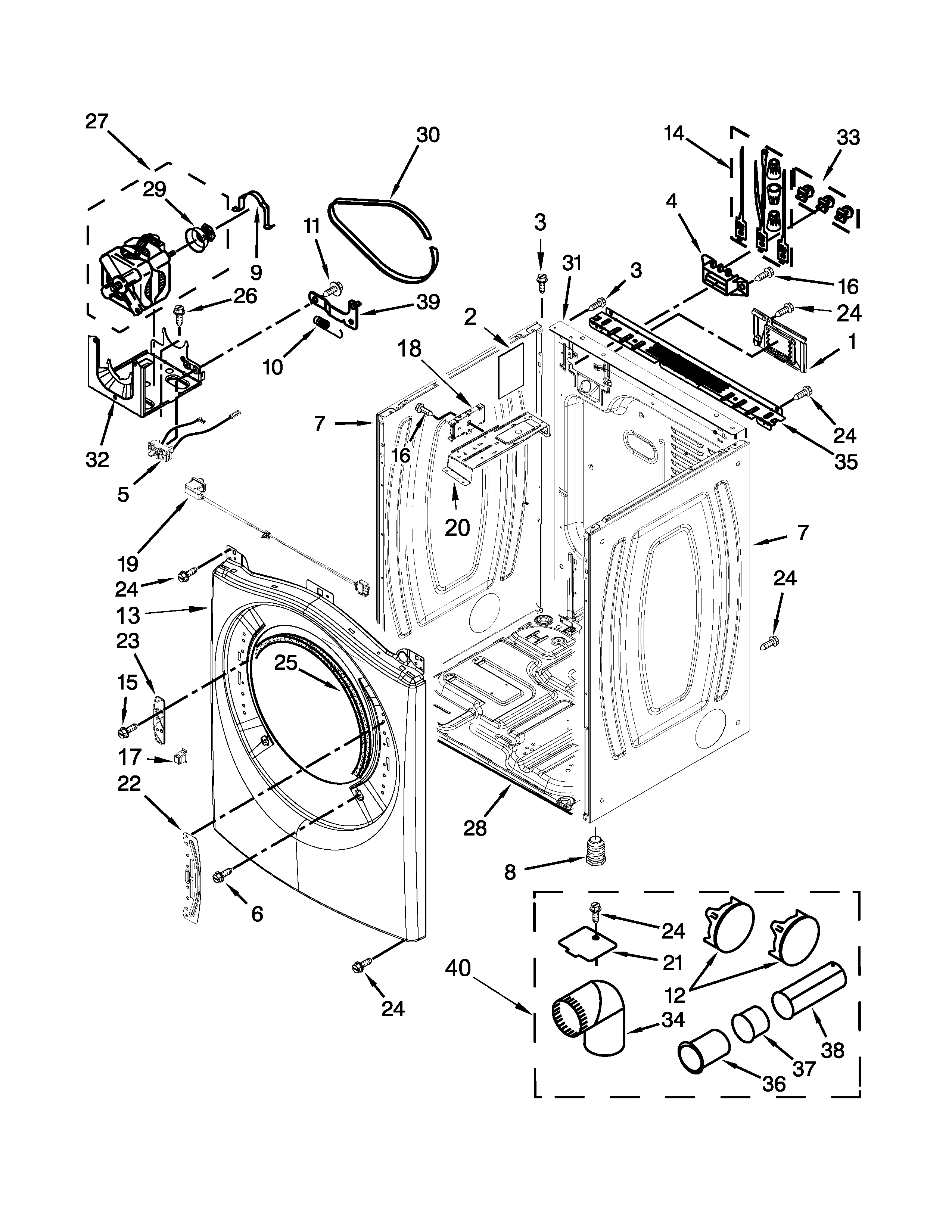 Cabinet parts