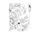 Amana NED5800DW0 bulkhead parts diagram