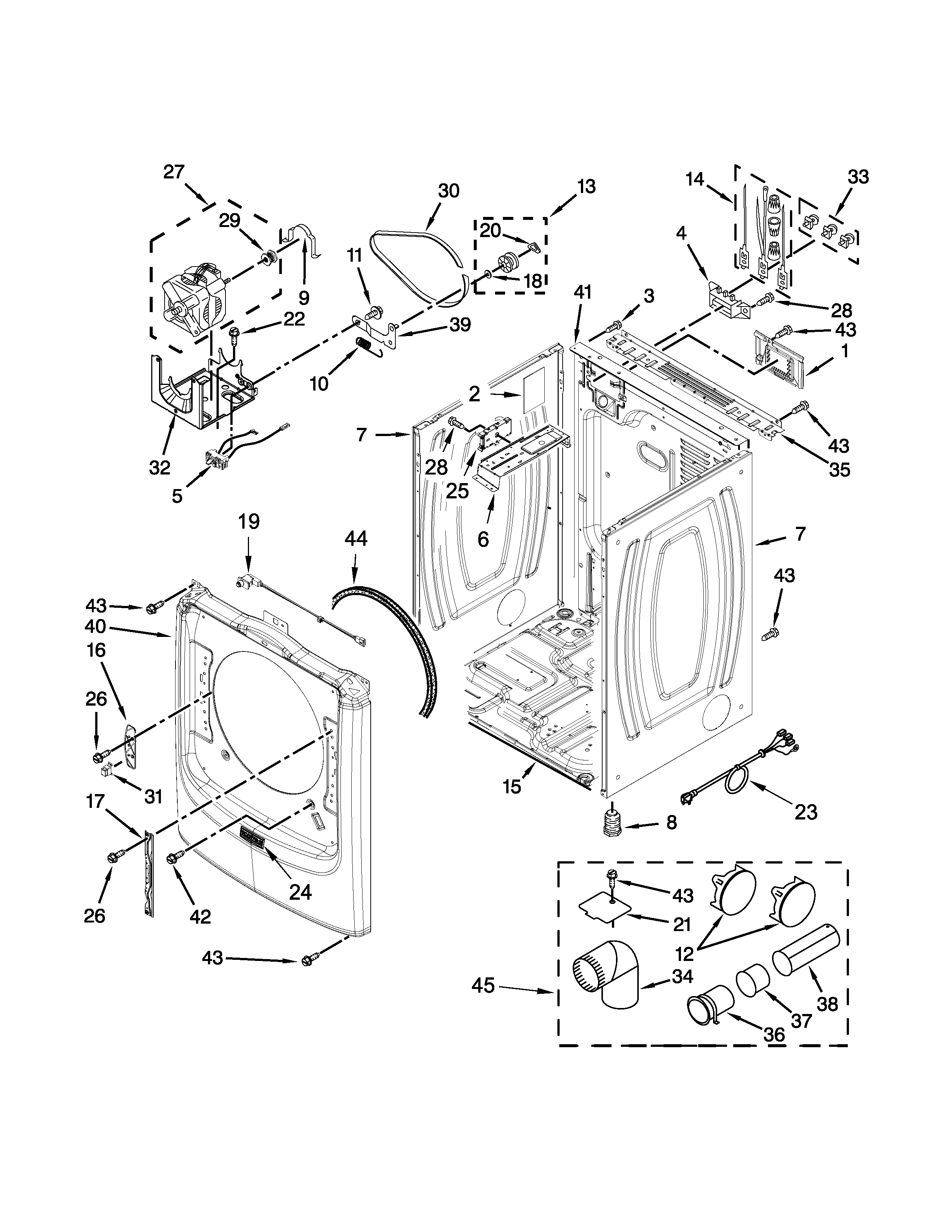 CABINET PARTS