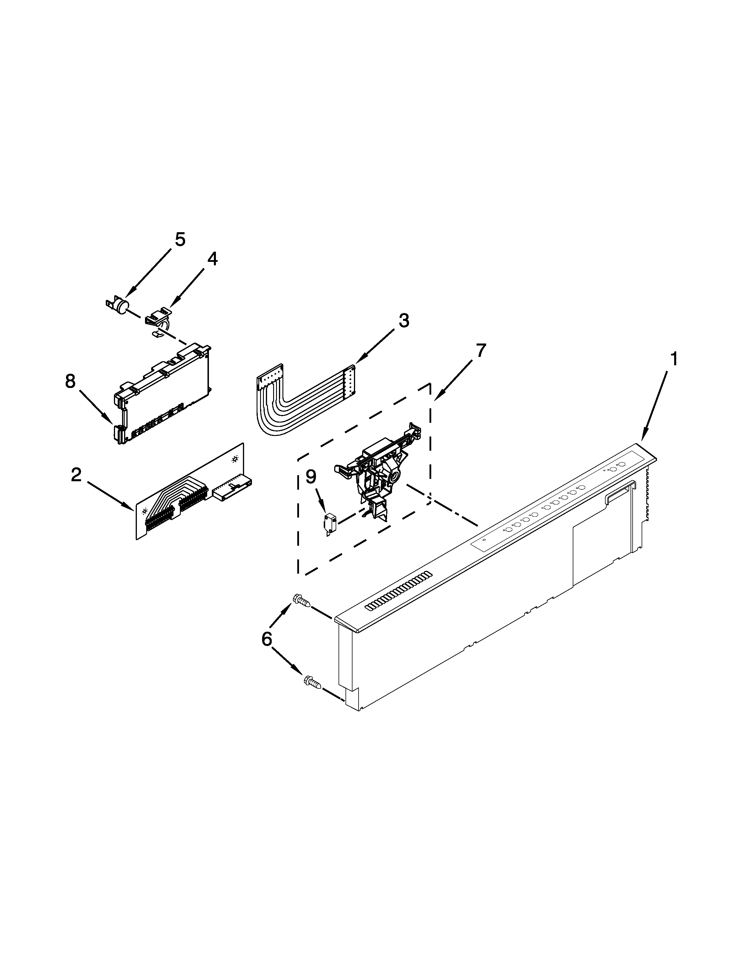Control panel parts