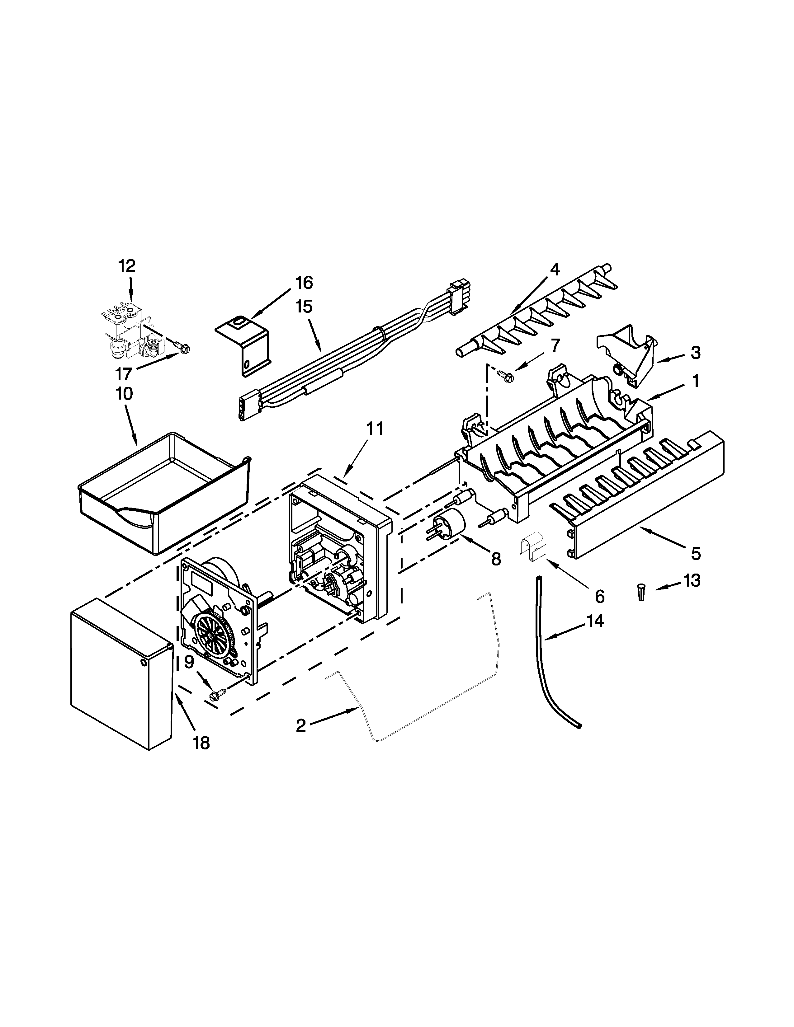 Ice maker parts