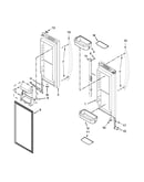 Refrigerator door parts