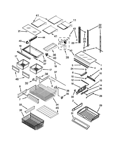 Shelf parts