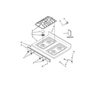 Ikea IGS350BW0 cooktop parts diagram