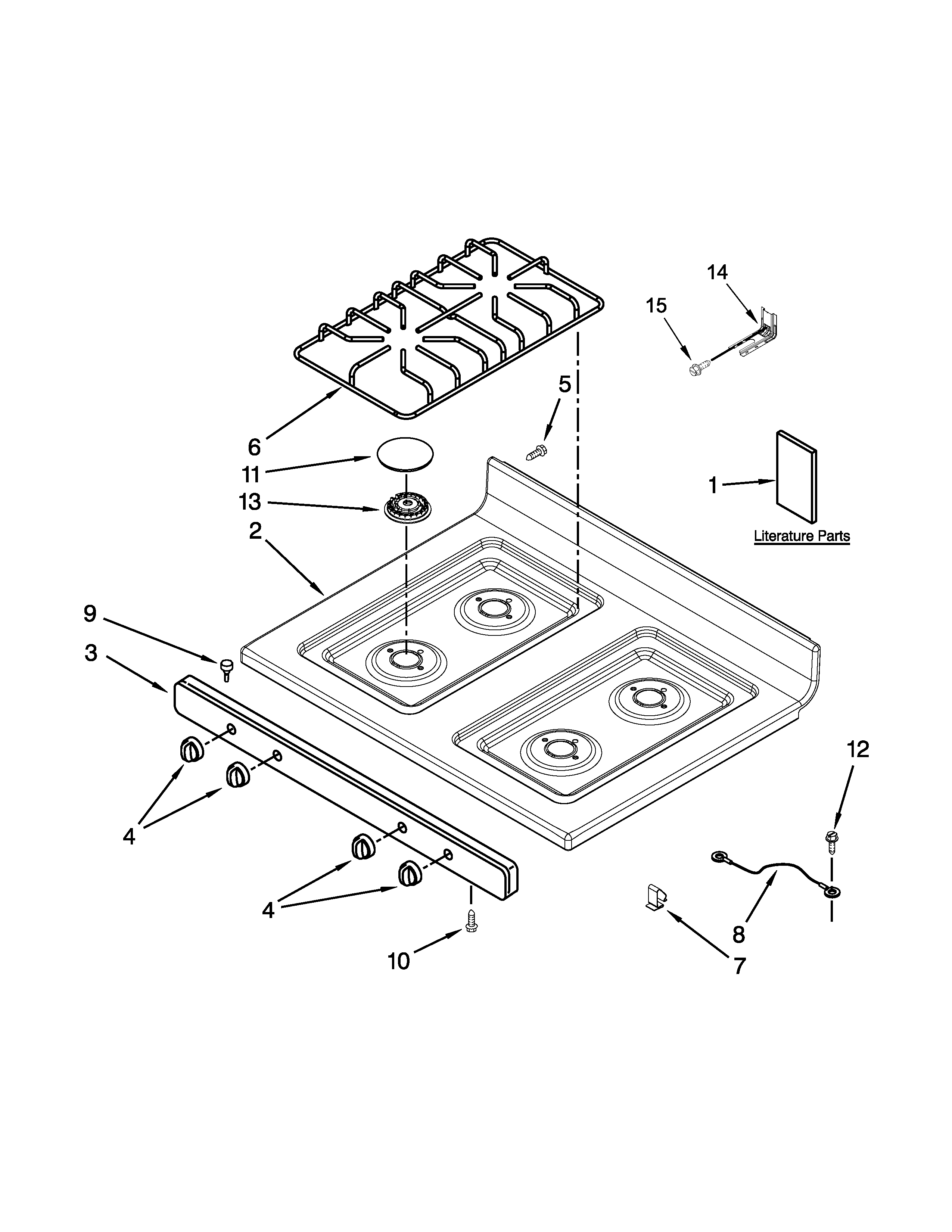 COOKTOP PARTS