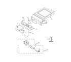 Whirlpool YWED95HEDU0 top and console parts diagram