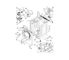 Whirlpool YWED95HEDW0 cabinet parts diagram