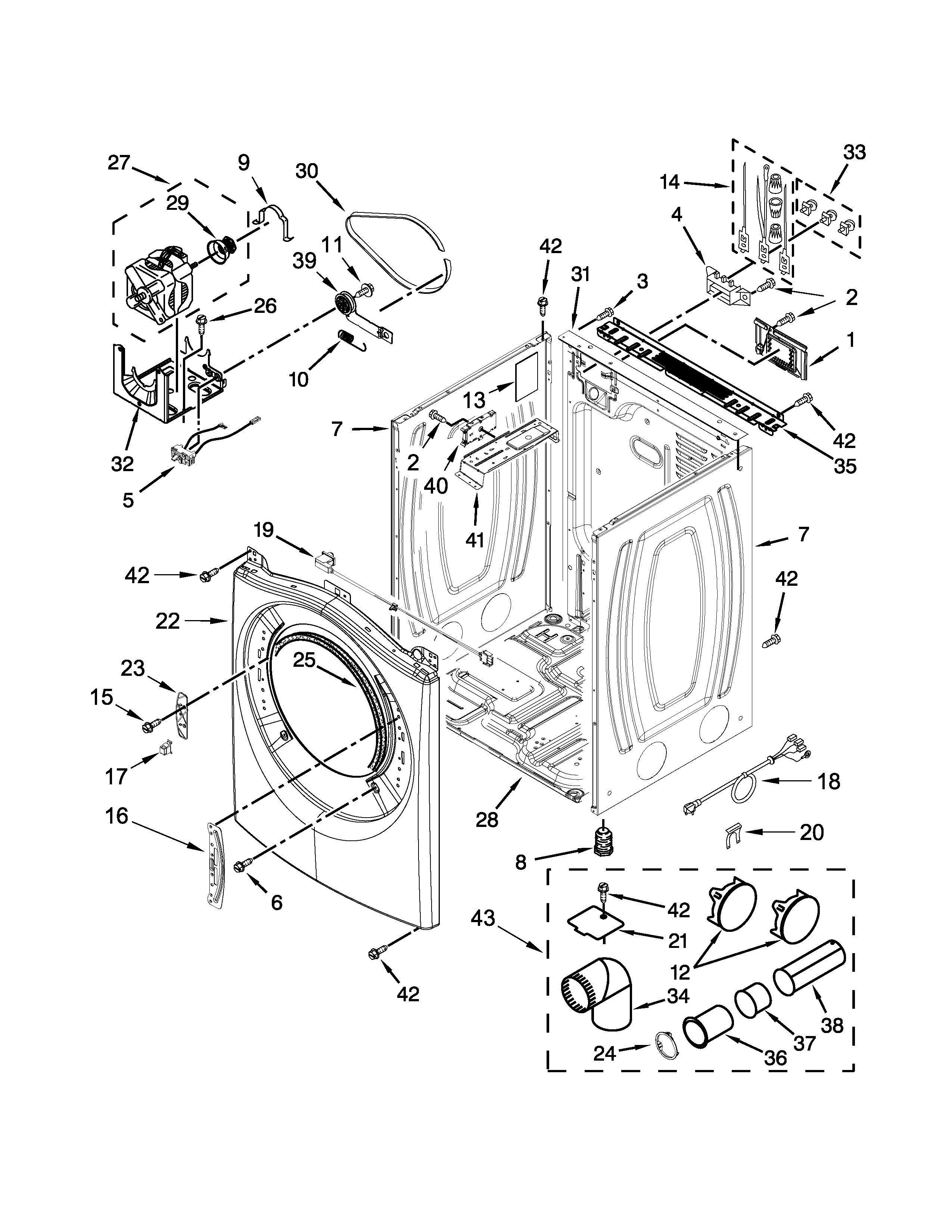 Cabinet parts