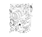 Whirlpool YWED95HEDW0 bulkhead parts diagram