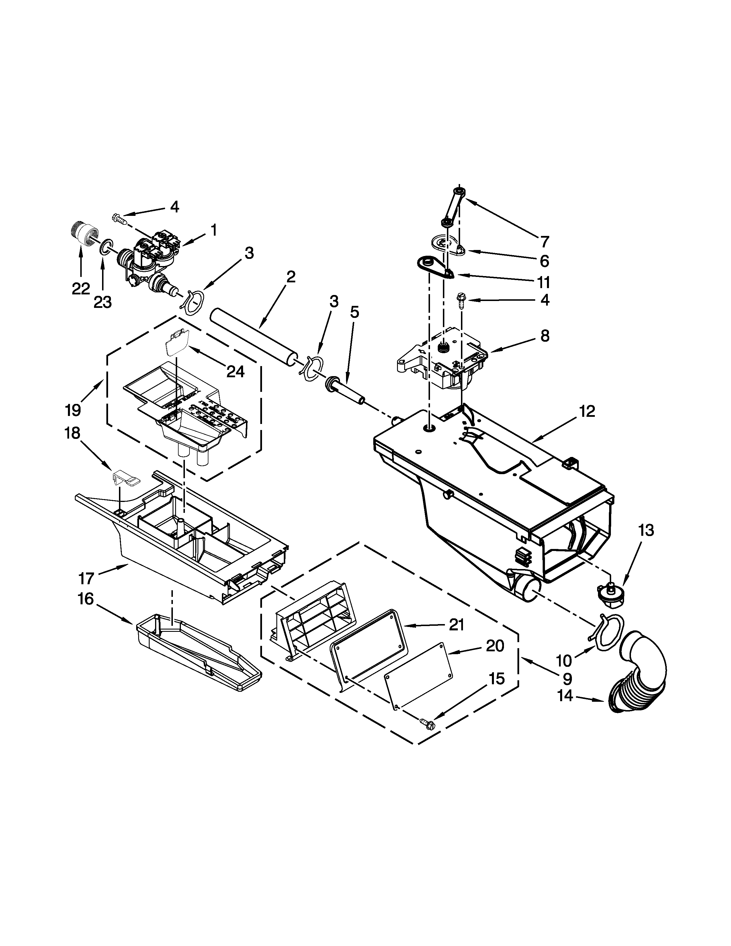 DISPENSER PARTS