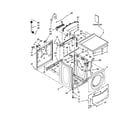 Maytag MAH22PNAGW0 top and cabinet parts diagram