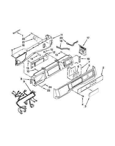 Control panel parts