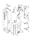 Freezer liner and air flow parts