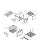Freezer shelf parts