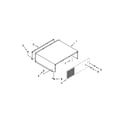 Jenn-Air JS42NXFXDW05 top grille and unit cover parts diagram