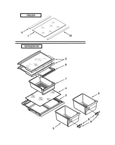 Shelf parts