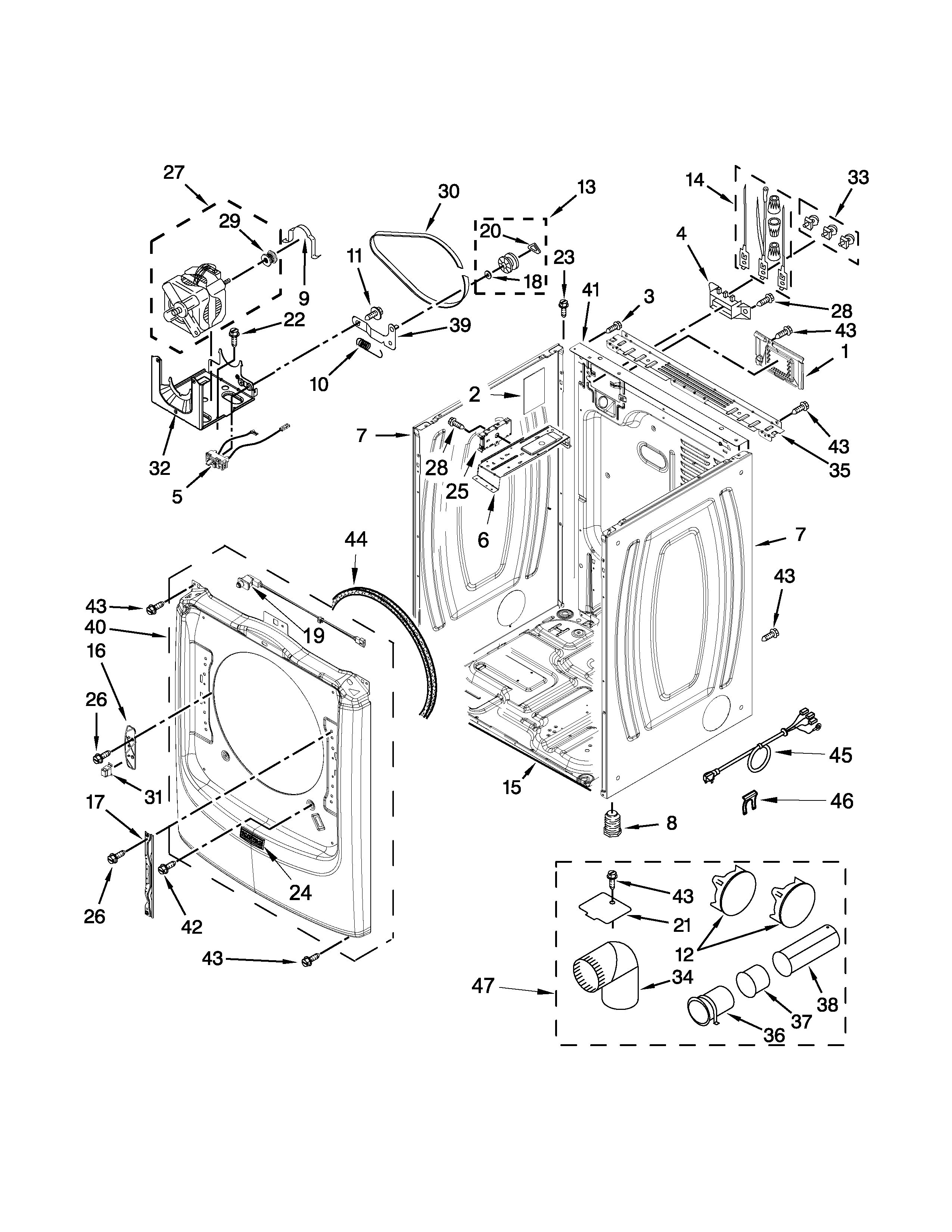 CABINET PARTS