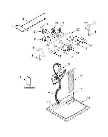 Top and console parts