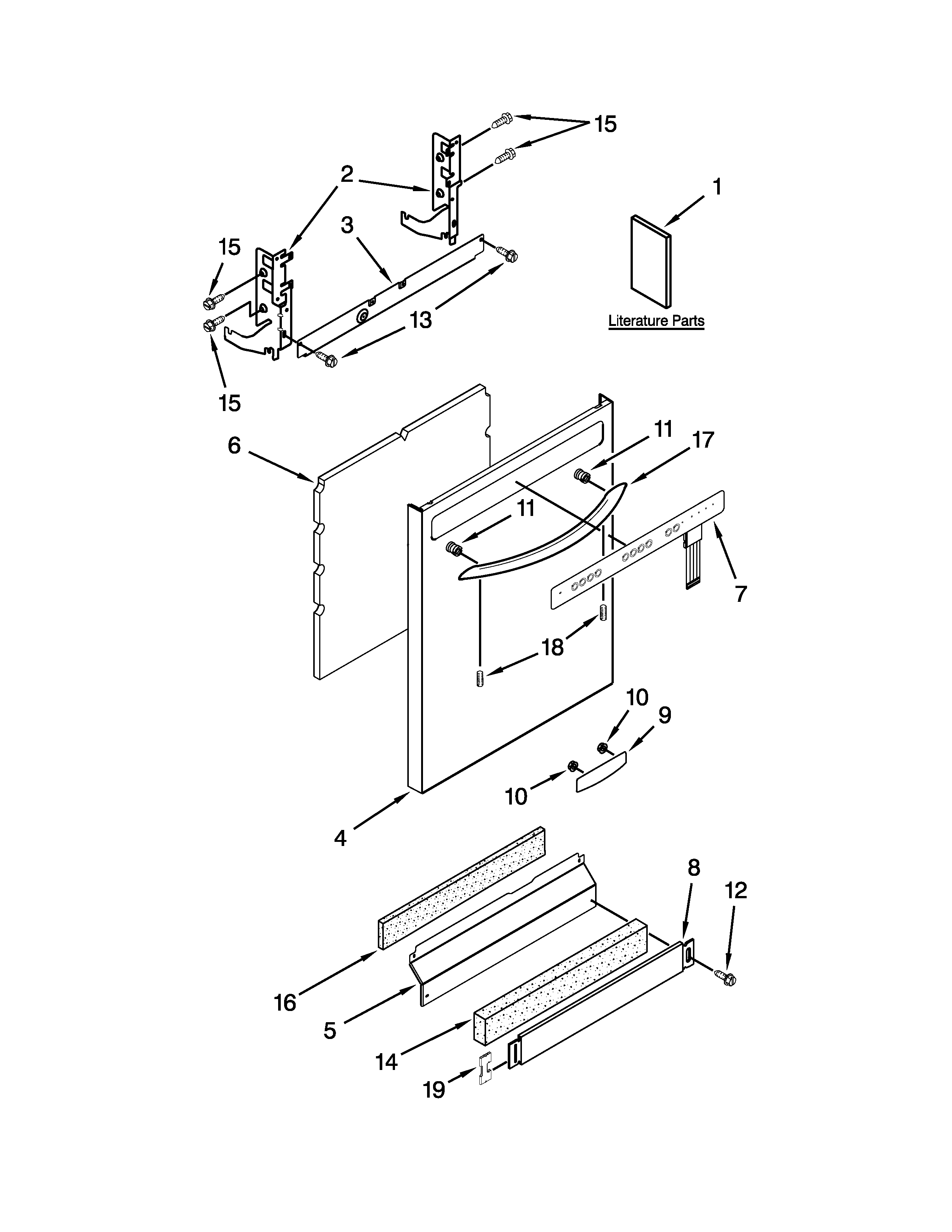 Door panel parts
