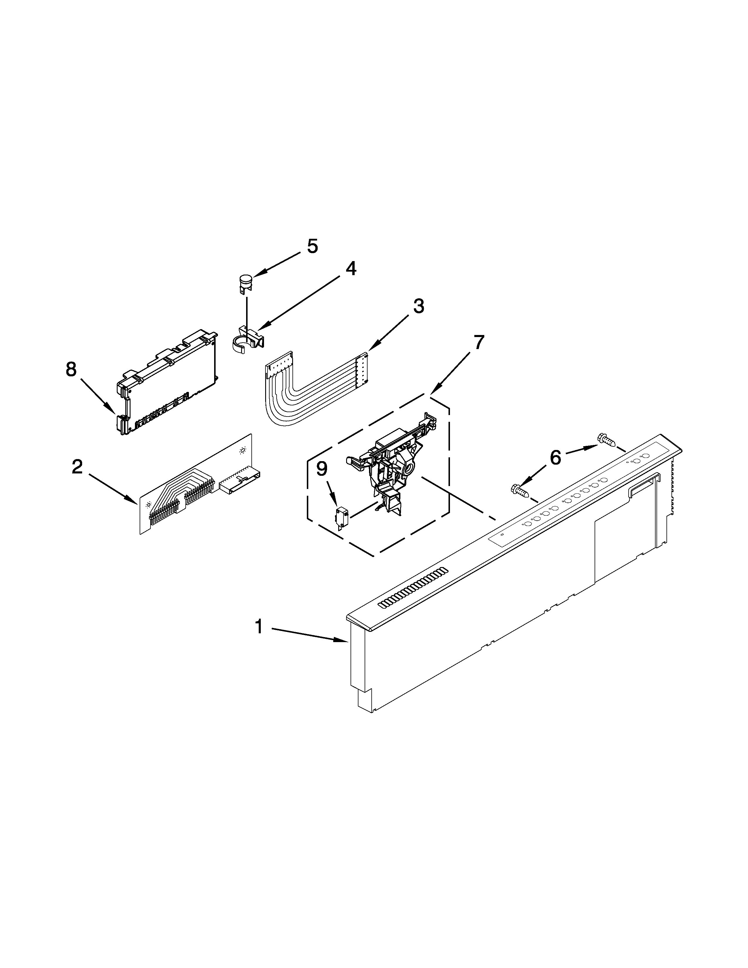 Control panel parts