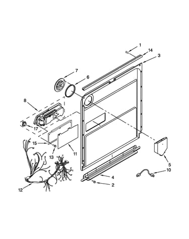 Door and latch parts