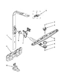Upper wash and rinse parts