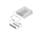 Whirlpool WDT710PAYW4 lower rack parts diagram