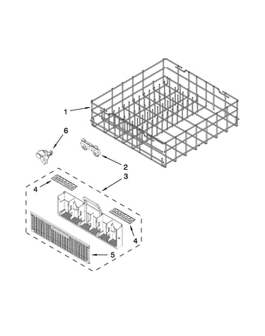 Lower rack parts