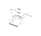 Ikea IMH2205AW1 cabinet and installation parts diagram