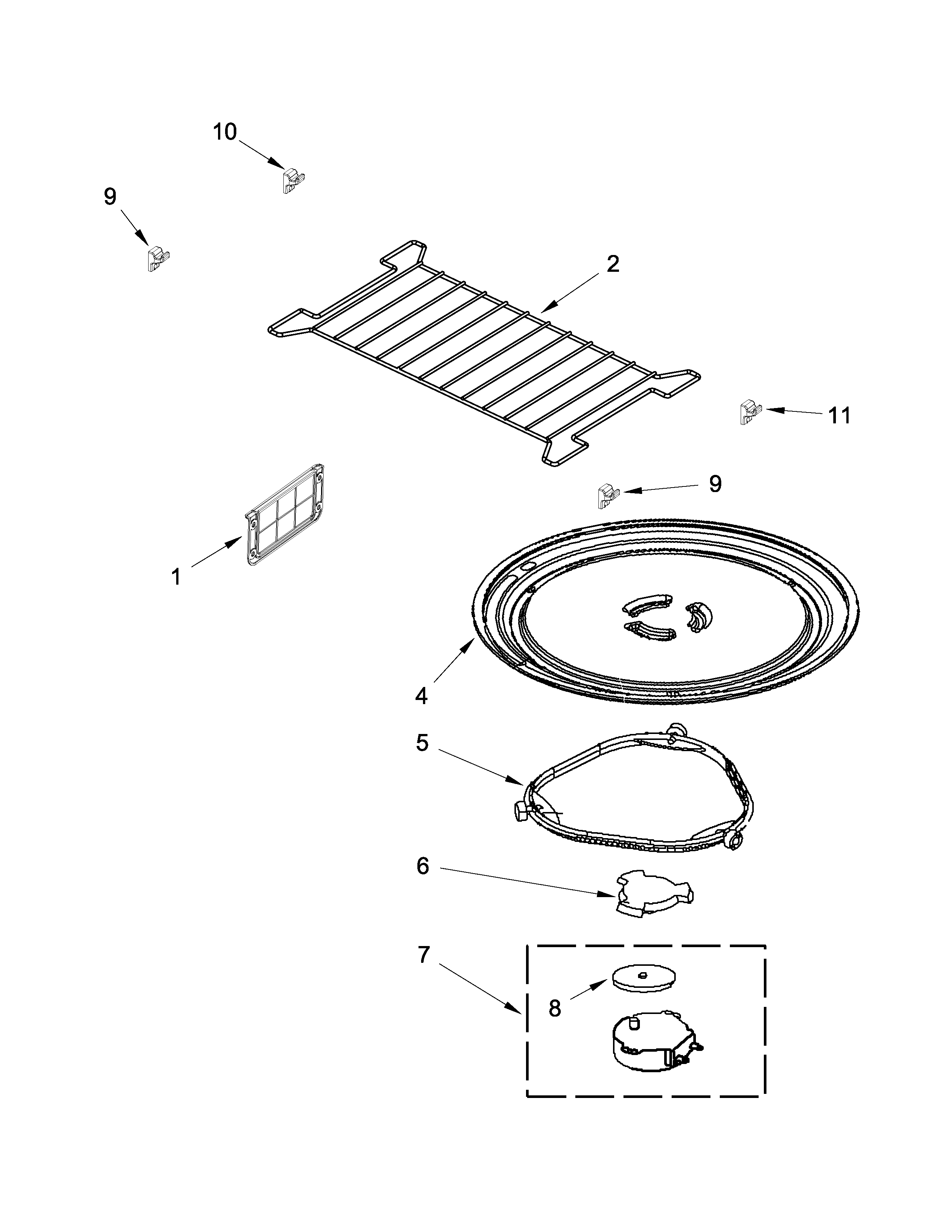 Turntable parts