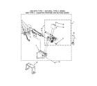 Whirlpool WGD95HEDW0 w10307147 burner assembly parts diagram