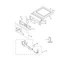Whirlpool WGD95HEDU0 top and console parts diagram