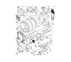 Whirlpool WED95HEDU0 bulkhead parts diagram