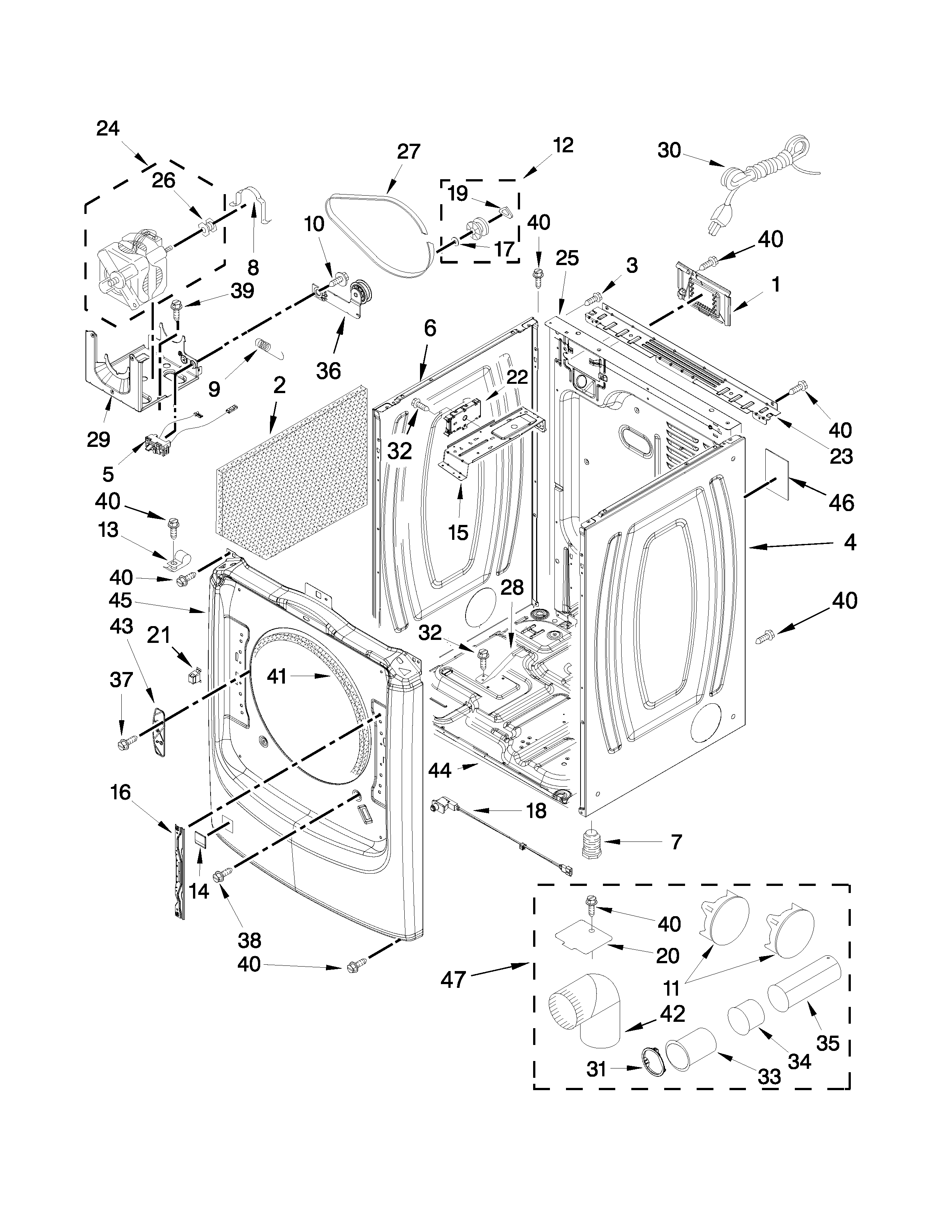 CABINET PARTS