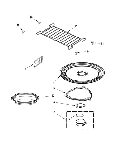 Turntable parts