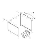 Freezer door parts
